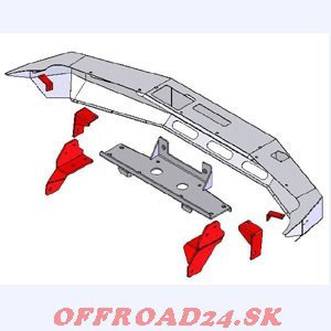ASFIR Predný pevnostný nárazník  Hyundai Galloper od 99″ do 02″ (diesel/automat)