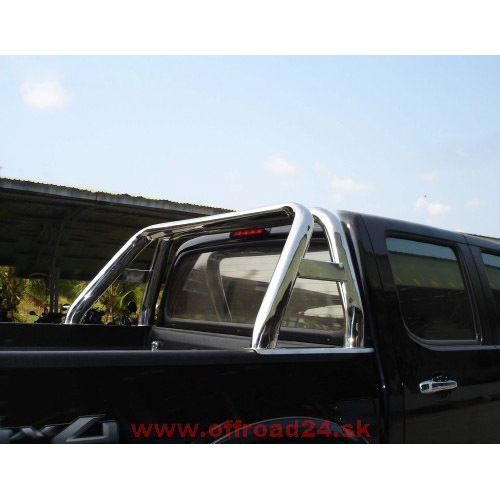 BullFace Stainless steel ROLL BAR (Oval, simple, mirror polished) Ford Ranger / Mazda BT50 (2007»)