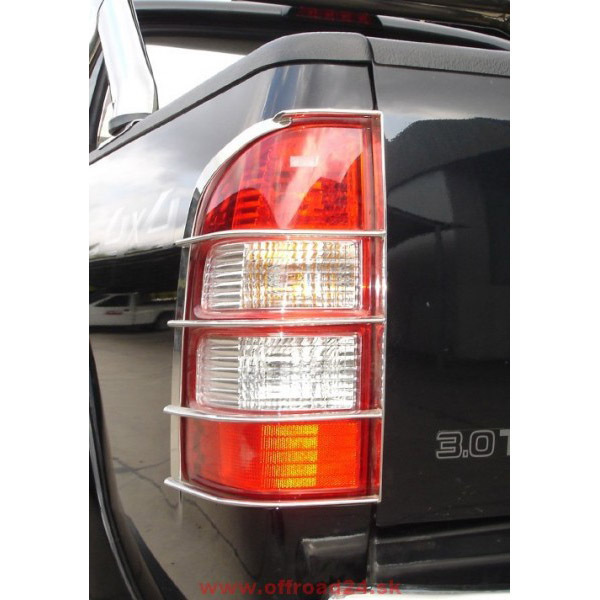 BullFace LAMP PROTECTORS (Stainless steel, Rear) Ford Ranger / Mazda BT50 (2007») DoubleCab