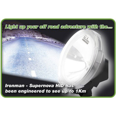 IRONMAN4X4 Prídavné off-road reflektory Supernova HID, priemer 220mm