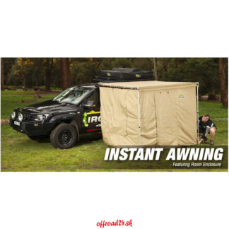 IRONMAN4X4 Instant Awning with Brackets 1.4m (L) x 2m (Out)
