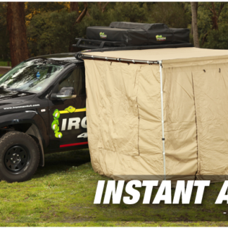 IRONMAN4X4 Instant Awning with Brackets 1.4m (L) x 2m (Out)